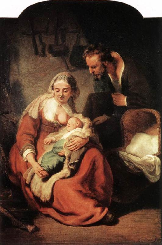 REMBRANDT Harmenszoon van Rijn The Holy Family x oil painting picture